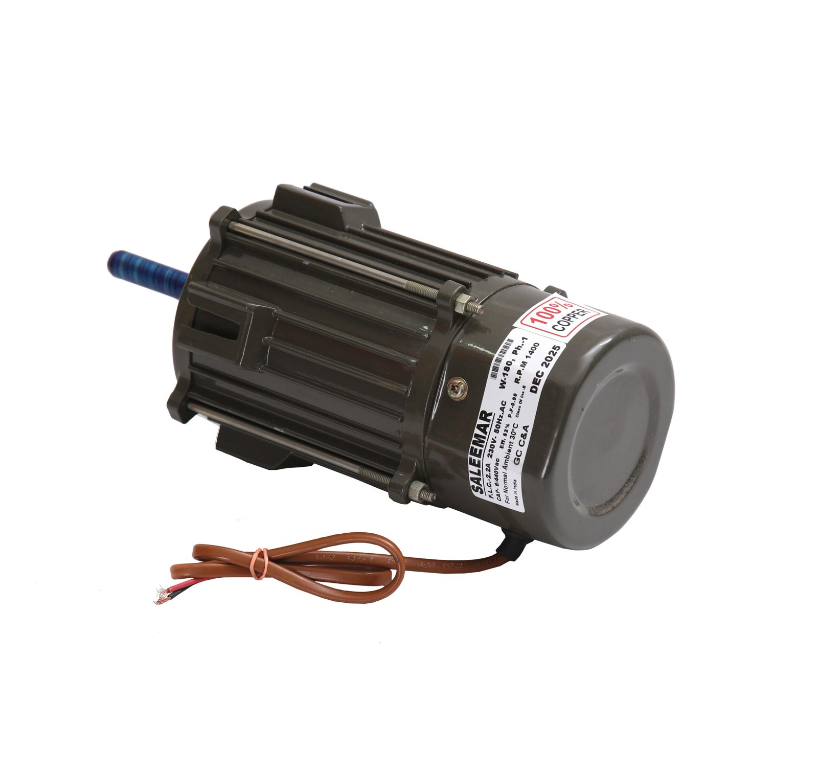 15 inch G.C. copper motor with accessories (Master packing: 6 piece carton)